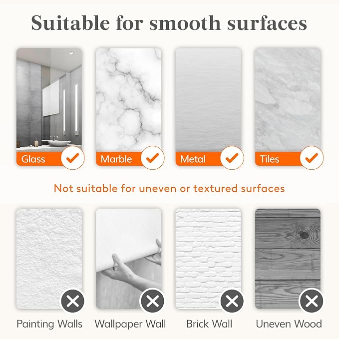 Lifewit 6" Extra Wide & Strong Window Plant Floating Shelves 4 Pack, Heavy Duty Acrylic Suction Cup Shelf, Sill Extender for Succulent Plants, Seed Starter Pots, Herb Planters 38 x 15 cm/15.2x6