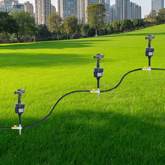 Motion Activated Sprinkler Repellent Detector for Garden Outdoor Waterproof
