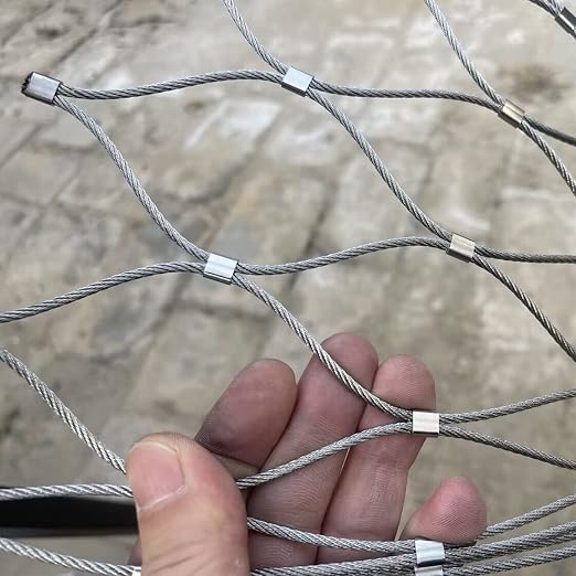 Stainless Steel Garden Netting 12 Gauge 40"X80" Deer Wire Fence -3" Mesh- Safety Netting Animal Barrier Fence Poultry Netting