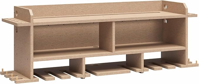 Benford 48" Extra Wide Wall Mount Tool Organizer, Raw Board
