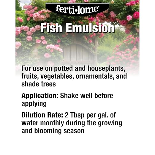 Fertilome (10611) Fish Emulsion Fertilizer 5-1-1 (16 oz)
