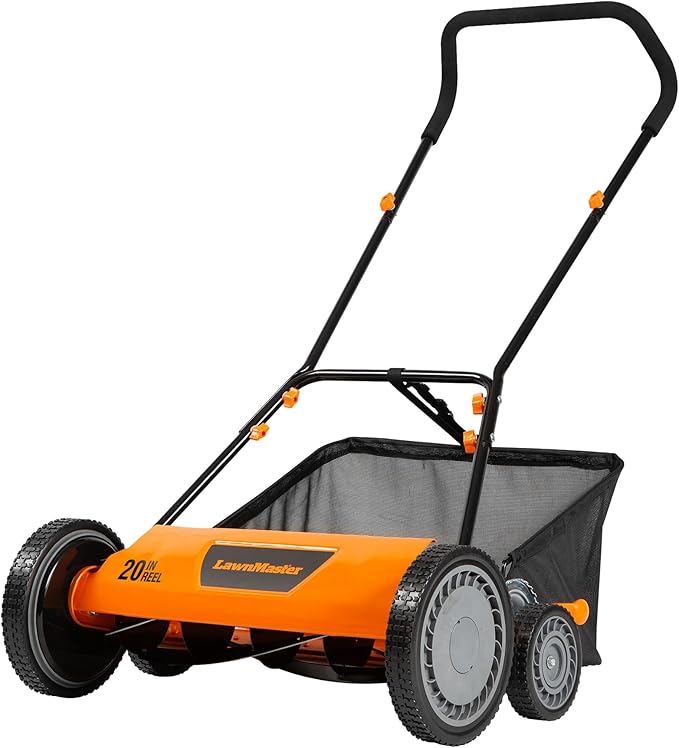 LawnMaster 20” 5-Blade Push Reel Mower – LMRM2001