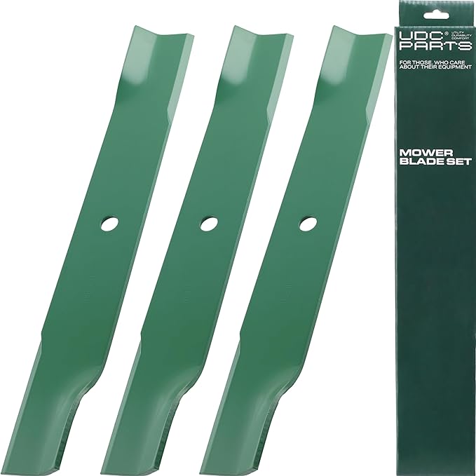 UDC Parts 601124 Mower Blades Replacement for Hustler Raptor SD 54" SDX XD X XL FasTrak 54 Inch 797696 Hustler Blades 601124X Super Z XR7 934760 932558 933101 934604 937797 935833/3 Pack Low Lift