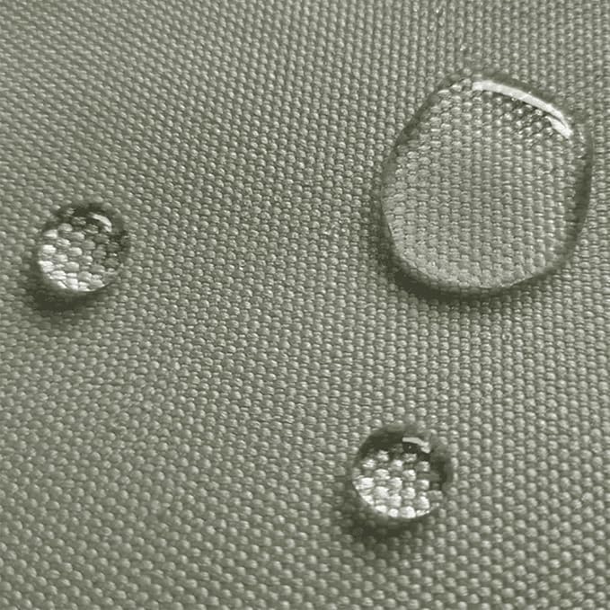 Waterproof Canvas Fabric by The Yard 58inch 600D Upholstery Material Polyester Fabric Outdoor Water Resistant Fabric for Sewing Chair Patio Cushion Purse Bag Interior, Pre Cut 5 Yard Silver Grey