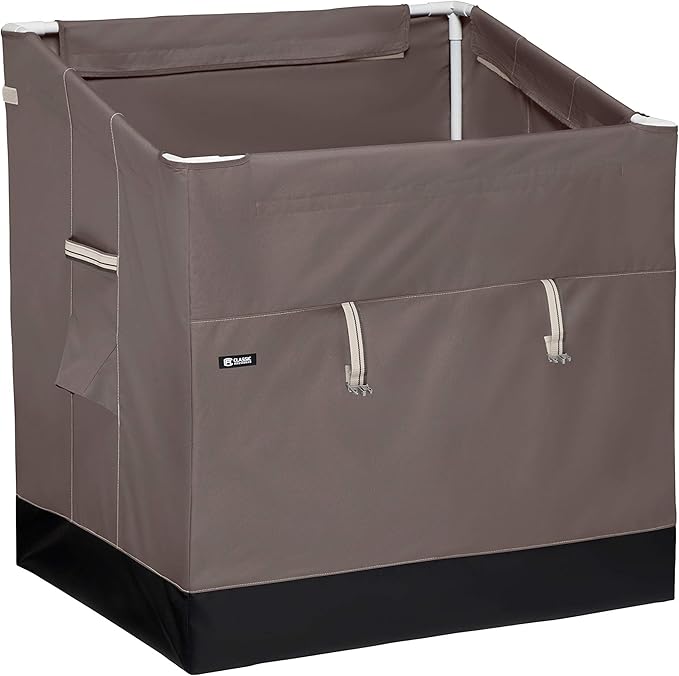 Classic Accessories Ravenna Water-Resistant 85 Gallon Deck Box, outdoor storage box