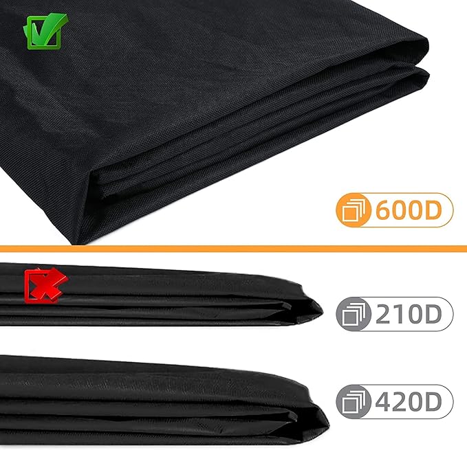 High Back, Stackable Outdoor Chair Covers, 600D Oxford Waterproof Heavy Duty Tall Barstool Covers, Storage Bag Included, 27W x 27D x 49H Inches,1 Pack
