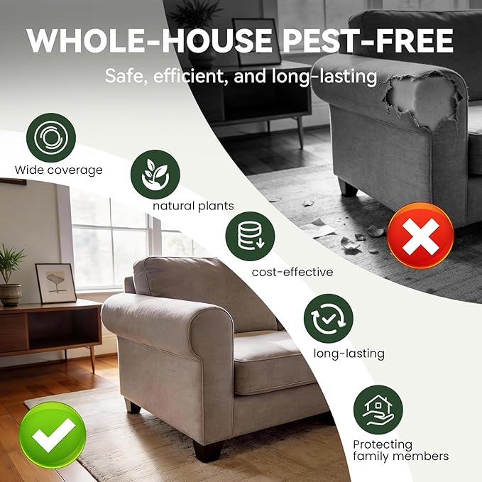 Rodent Repellent 33 Balls, Peppermint Oil Mouse Repellent Indoor & Outdoor Use, Natural Moth Balls for Rodent Mice Repellent for Home, Garage, Car, RV & Garden