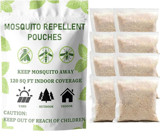 Furiseng|Natural Mosquito Repellent Outdoor Patio (8 Pack),Long-Lasting 60-Day Protection, DEET-Free & Family Safe,Indoor & Outdoor Use,Mosquito Repellent for Yard, Patio, Camping & Travel