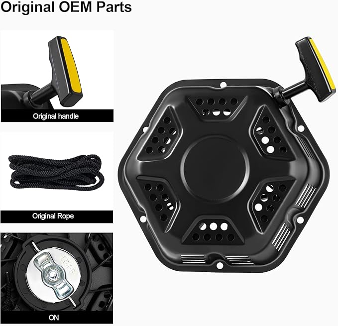 SOFO Original Pull Start Assembly for Champion 196cc 208cc 212cc 224cc 3000 3500 4000 4500 Watt 5.5hp 6.5hp Engine CPE Generator Water Pump Pressure Washer Recoil Starter Pull Cord Replacement