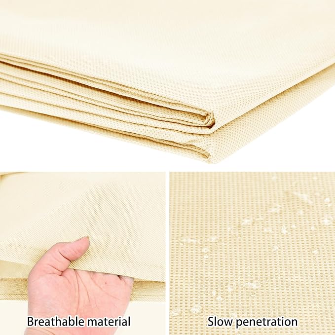 Homimp Frost Protection for Plants,Plant Covers Warm Plant Protection Cover Bags for Winter Frost Cold Weather Shrubs & Trees Jacket Covers (Yellow, 31.5" W x 47.3" H(8 PCS))