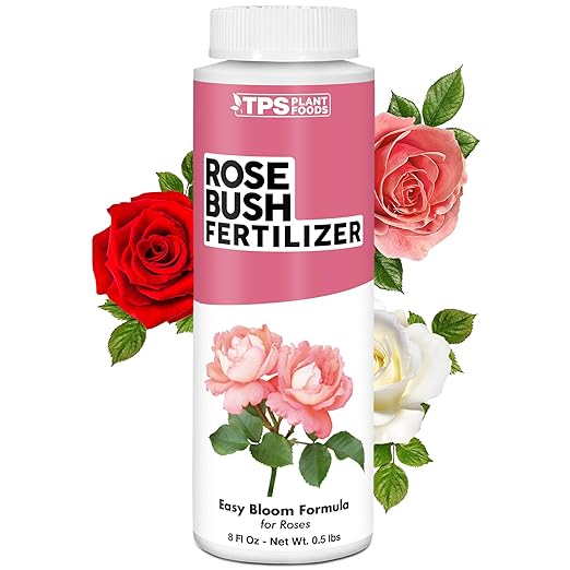 Rose Bush Fertilizer – Liquid Plant Food for More Blooms, Bigger Flowers & Stronger Stems, 8 oz