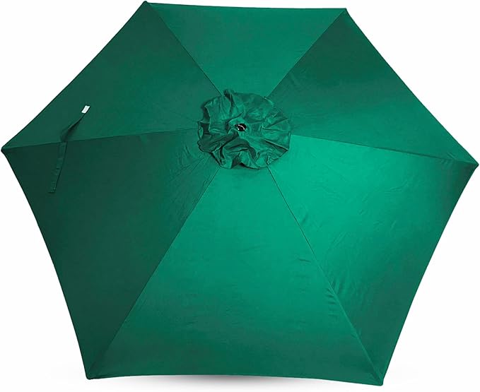 Sfmora 9ft Patio Umbrella Replacement Canopy for 6 Ribs, Outdoor Umbrella Canopy ONLY, Market Umbrella Top, Water-Resistant & UV-Protective