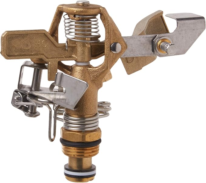 5-Pack Orbit 1/2" BRS Sprinkler Head, Connection, Silver and Gold