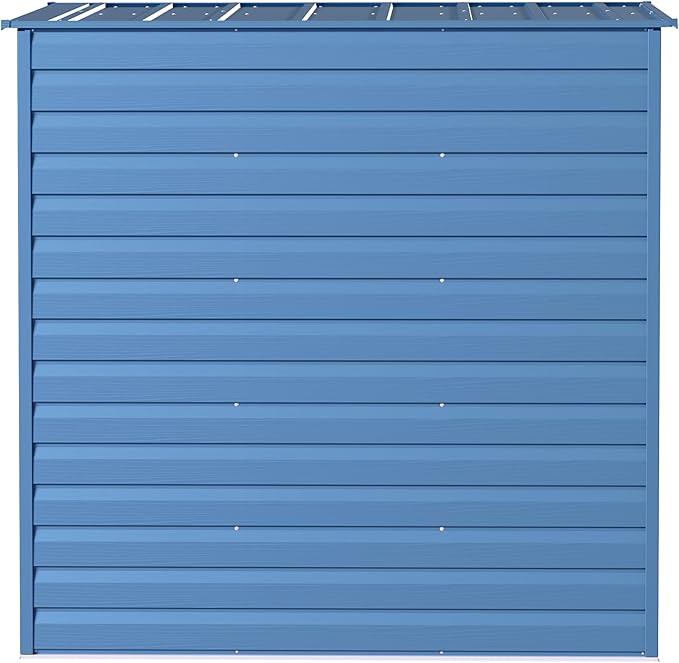 Arrow Sheds 6' x 4' Outdoor Steel Storage Shed, Blue