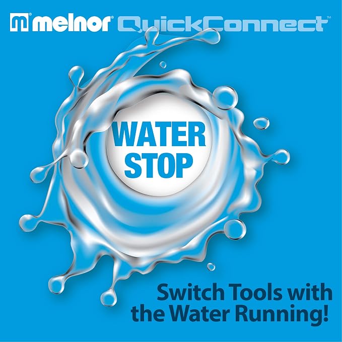 Melnor 65191AMZ Adjustable Spike Sprinkler and 65175AMZ Quick Connect Set Bundle