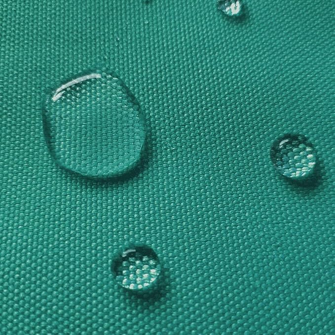 Waterproof Canvas Fabric by The Yard 58" W 600D Upholstery Polyester Material Indoor Outdoor Water Resistant Fabric for Chair Cushion Furniture Cover Sewing DIY Cloth, 2 Yards Teal