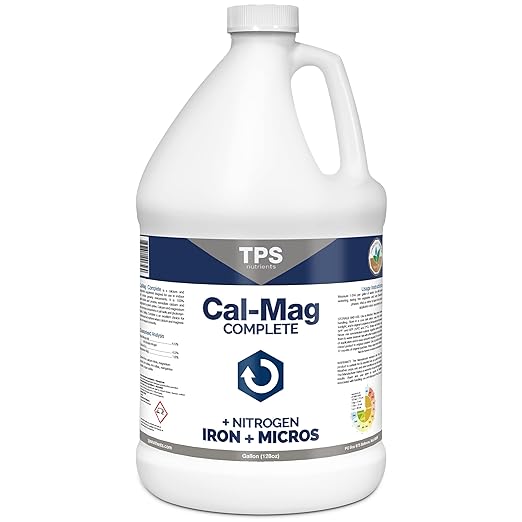 Cal-Mag Complete – Calcium Magnesium Supplement with Micronutrients to Correct Deficiencies in Soil & Hydroponics, 1 Gallon