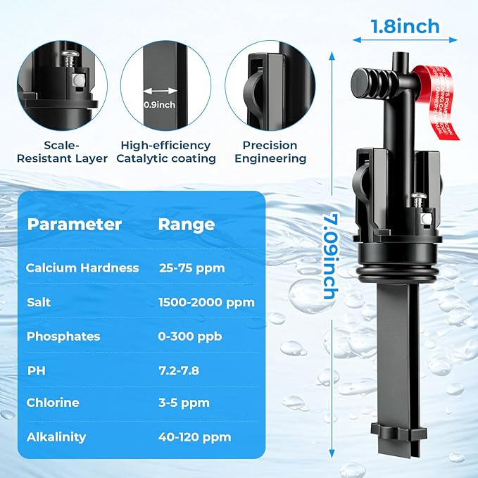 Salt System Cartridge Replacement Compatible with 2019+ Hot Spring Highlife & Limelight and Caldera Utopia & Paradise Spas, Supports Balanced, Skin-Friendly Water (3 Pack)