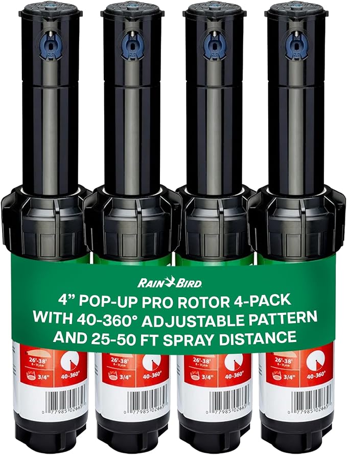 Rain Bird Rotor Heads 5000 Rotor Sprinkler Heads. 4-Pack