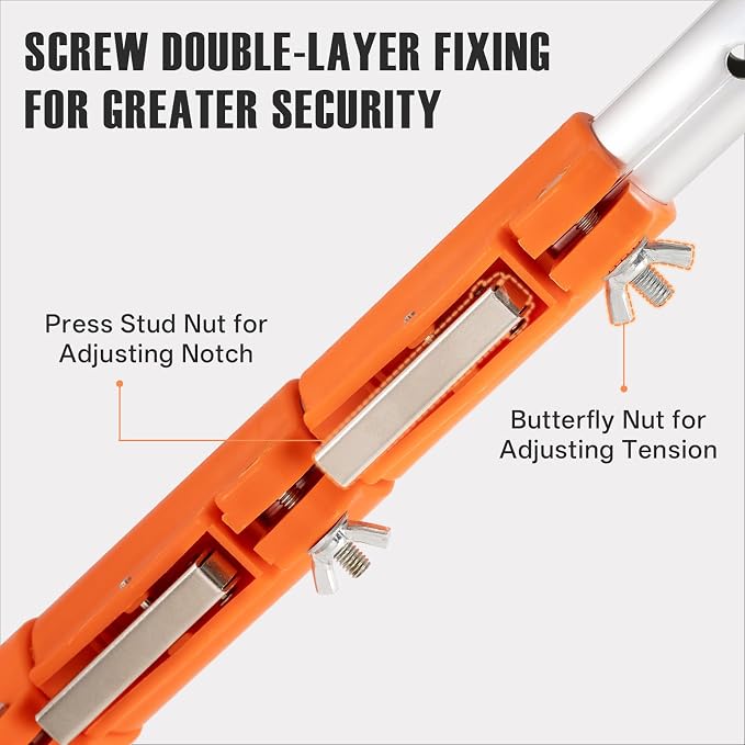 Manual Pole Saws for Tree Trimming, 5-26 FT Tree Trimmer Long Handle Pruner with Telescoping Pole, Tree Pruner Extendable for Branch Cutter, Tree Trimmer, Shrub Trimmer