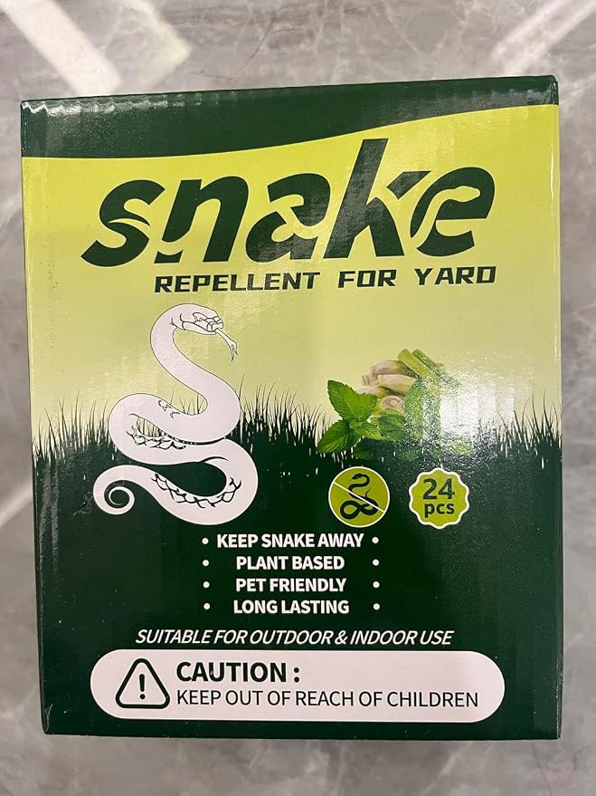 36 Pack Natural Snake Repellent, Snake Repellent for Outdoor Yard Garden House | Long-Lasting Protection | Safe for Dogs and Children
