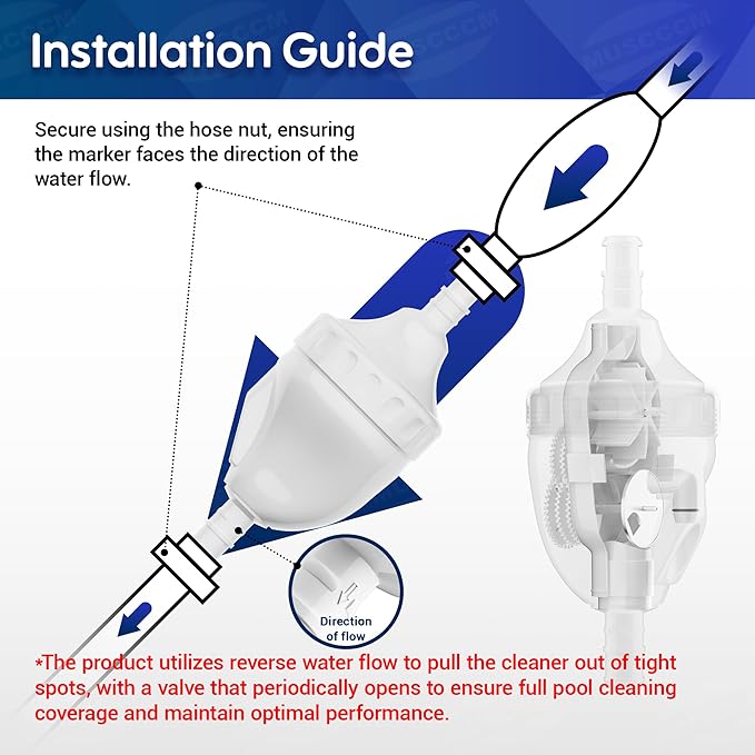 G52 Backup Valve Replacement Kit for Polaris Pool Cleaner Parts,Completely Upgraded Internal Structure with 180 280 380 480 3900 Pool Cleaner