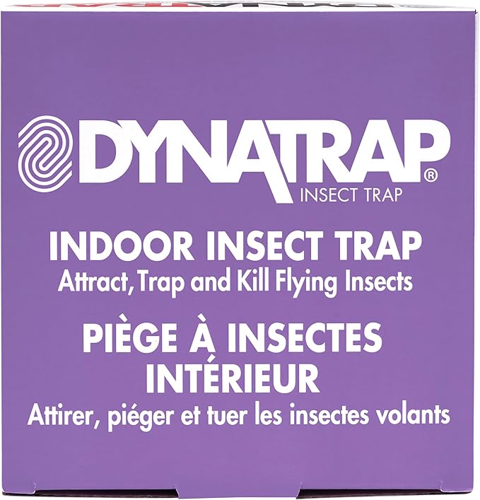 DynaTrap DT152 Indoor Insect Trap and Killer – Catches and Kills Gnats, Flies, Moths & Other Flying Insects (Pack of 6)