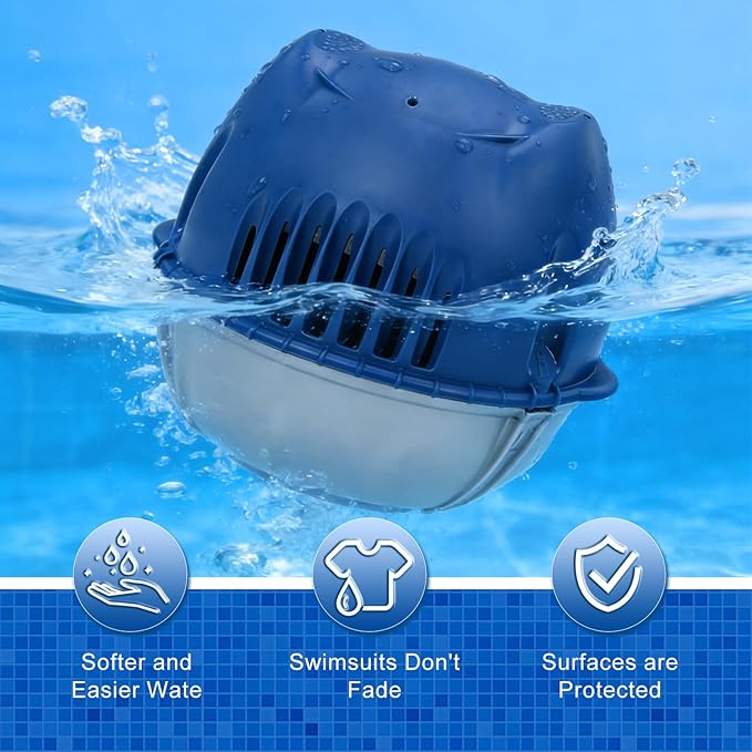 6 Packs Hot Tub Replacement Cartridge Compatible with Frog Ease Floating System, Self-Regulating