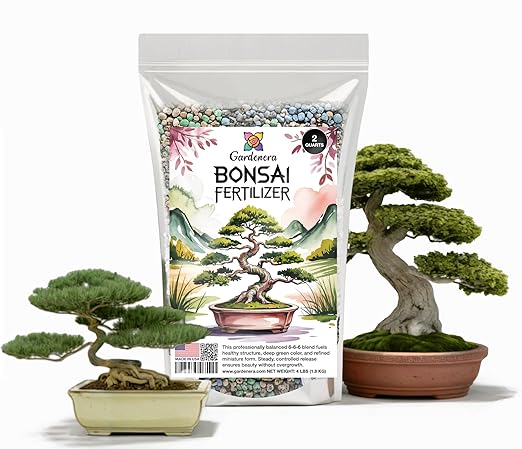 𝐁𝐄𝐒𝐓𝐒𝐄𝐋𝐋𝐄𝐑 Bonsai Fertilizer Pellets – Slow-Release Bonsai Tree Fertilizer & Food for Compact Growth, Dense Branching & Healthy Roots | Ideal for All Bonsai & Money Trees - 2 QUARTS