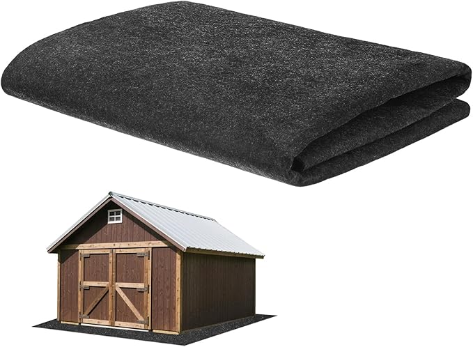 M METERXITY 3MM Thickened Outdoor Storage Shed Mat, 5 x 3 FT Garage Floor Mats with Reusable, Washable, Non Slip, Durable for Protects Garage Floors/Driveways/Entrance Doors/Deck [Gray]