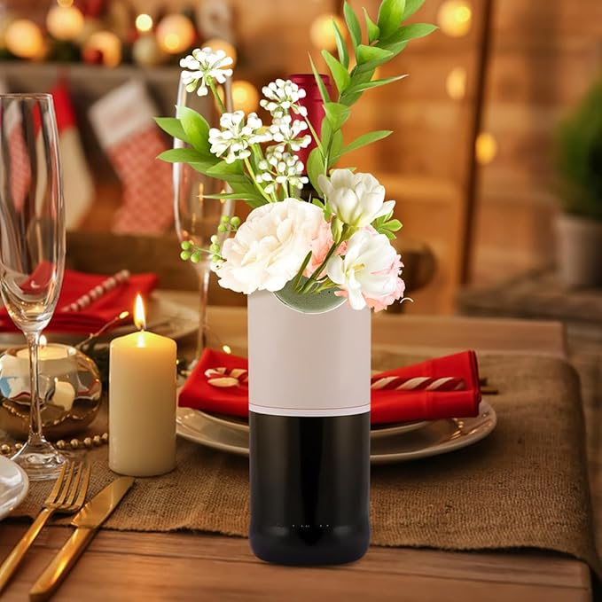 DOITOOL Mini Floral Foam Holder Round Flower Arrangement Supplies for Wedding Table Decor Wine Bottle Decoration 12 Pcs