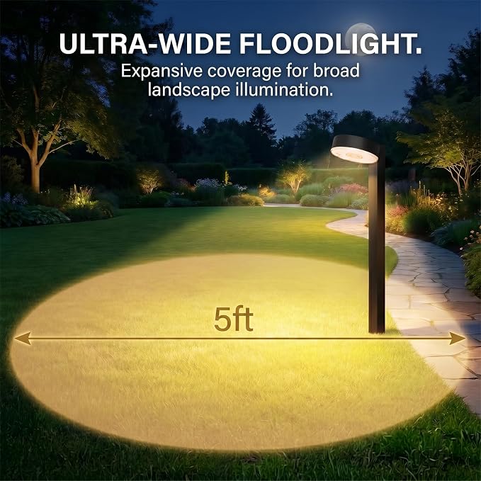 Upgraded Solar Pathway Lights Outdoor Waterproof - 8 Pack 3 Color Temperature Solar Garden Lights (Warm /Neutral/Cool White), Enhanced Brightness LED Landscape Lighting for Yard, Lawn, Walkway