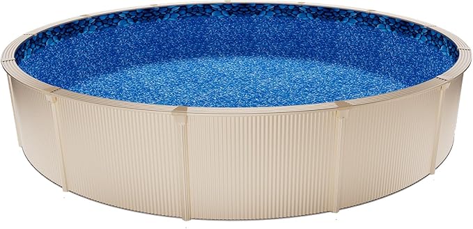 VEVOR 18-ft Round Above Ground Pool Liner, Overlap Pool Liners, Thickend Upgraded Gauge Vinyl, 48-to-54inch Wall Height, Designed for Steel Sided Above-Ground Swimming Pools