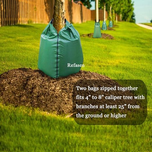 Tree Watering Bag, 20 Gallon Water Bags for Trees Slow Release Drip Irrigation Bag for Trees (3 Packs)