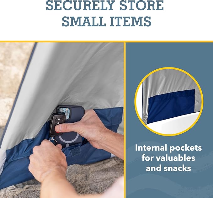 Sport-Brella Premiere XL UPF 50+ Umbrella Shelter for Sun and Rain Protection