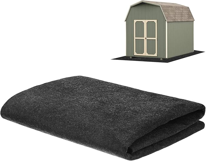 M METERXITY Outdoor Storage Shed Mat, 2.5x3 FT Waterproof Small Shed Flooring Mat for Patio Furniture Floor Protecting from Wear/Liquid/Dust/Oil, Non-Slip Carport Pad [Grey]