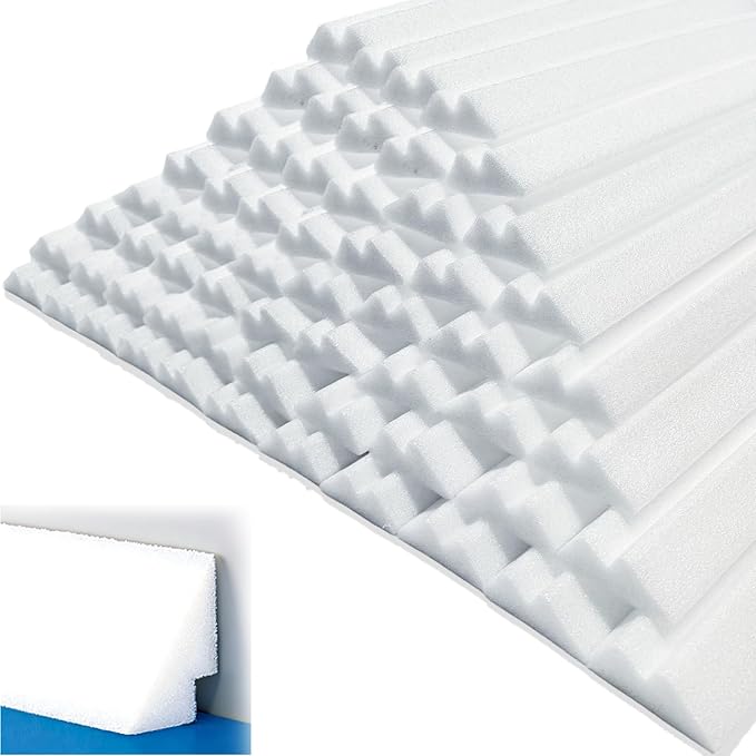 60PCS Peel and Stick Pool Cove, Closed Cell Foam Above Ground Pool Cove with Adhesive Backing, 24' Round Pool Liner Protection, Prevents Pool Liner Wear & Tear, Easy DIY Installation