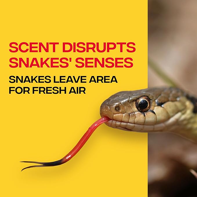 Victor VP362 Snake-A-Way Outdoor Snake Repellent for Yard, Repelling Granules for Poisonous and Non-Poisonous Snakes - 28 LBs