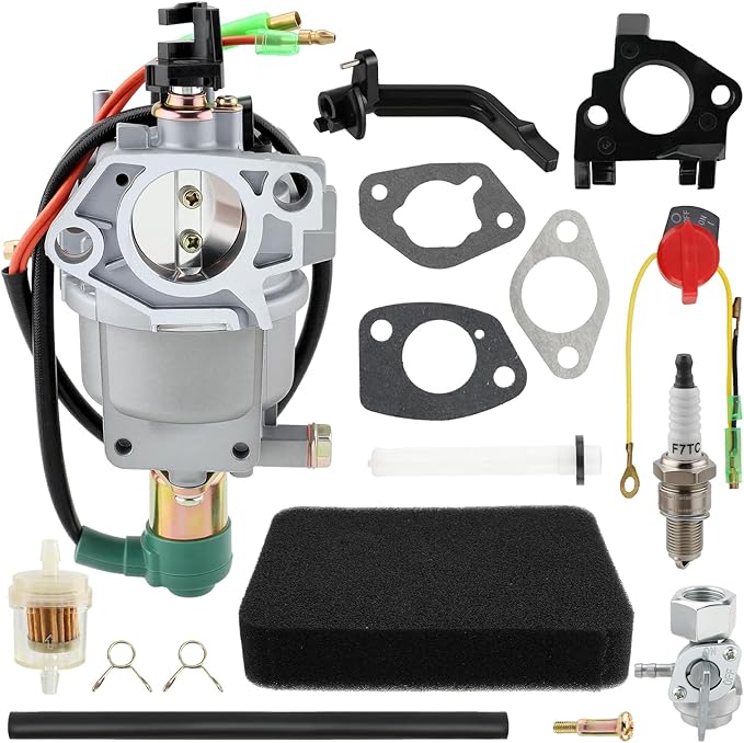 GoaMotors Carburetor Kit Fit for A-iPower SUA12000E SUA8520E SUA6500E SUA9000E Generator for All Power America 6000 7500 Watt Gasoline Generator APG3009 APG3009C Westpro WH6500E