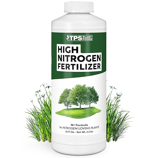 High Nitrogen Fertilizer – Liquid Plant Food for Rapid Green Growth, Strong Vegetative Development & Deep Leaf Color, 32 oz