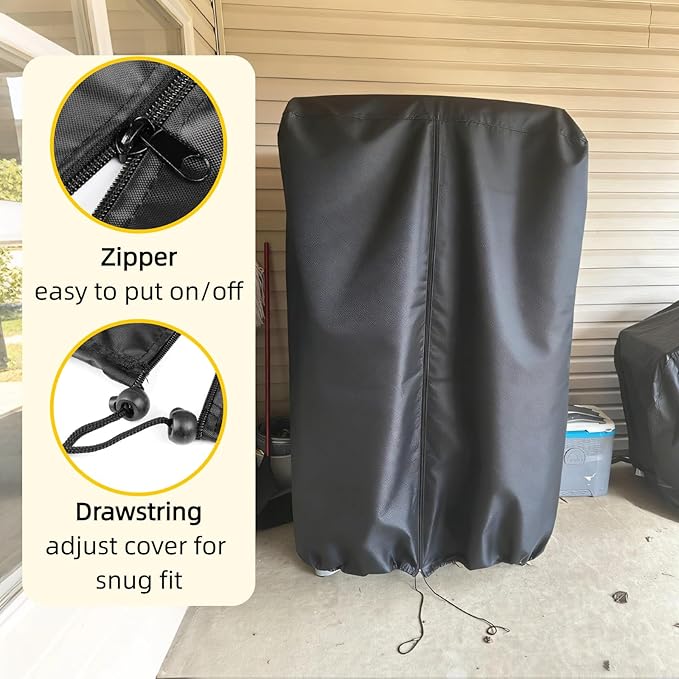 Protective Cover for Pull Up Bar Station, Waterproof& Dustproof Cover for Power Tower/Pull Up Dip Station-Indoor or Outdoor - 37"L x 40"W x 80"H