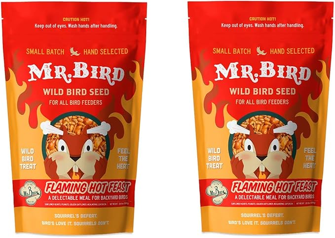 Mr. Bird 2-Pack Flaming Hot Feast Small Loose Seed Bag 2 lbs.