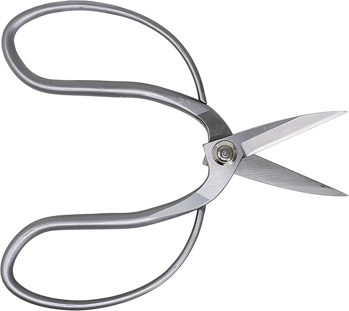 KAKURI Bonsai Scissors Made in Japan 7.5", Japanese Stainless Steel Blade, Traditional Bonsai Shears for Pruning and Trimming