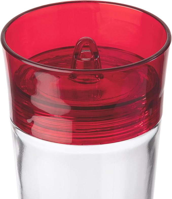 More Birds Bird Health+ Big Gulp Glass Hummingbird Feeder, 5 Feeding Stations, 40 oz + Perky-Pet 522 Ready-to-Use Clear Hummingbird Nectar in 4 Cans, 16 oz Each Recyclable Aluminum Can