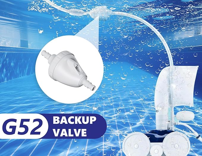 Upgraded G52 Backup Valve Replacement for Polaris Pool Cleaner Parts,Compatible with Polaris 180/280 & 280 TankTrax /380/480 Pro/3900 Sport/TR35P, Advanced Materials,Built to Last