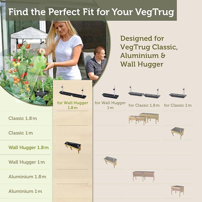 VegTrug® Self Watering Kit for Wall Hugger Medium 1.8m