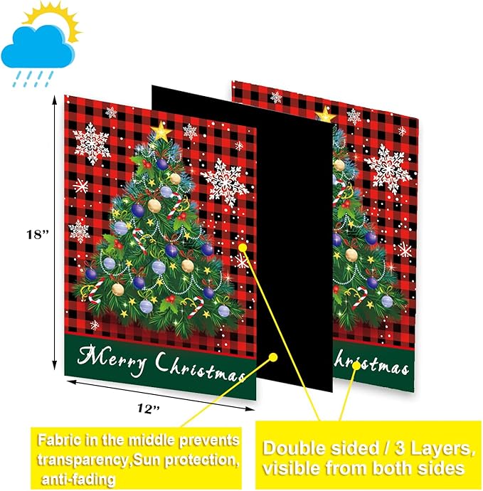 Seasonal Garden Flag Set of 20 - Double Sided 12 x 18 Inch Small Yard Flags for Outdoor Holiday Decorations, Spring, Easter, Summer, Winter, and All Season Garden Flags for Outside Decor