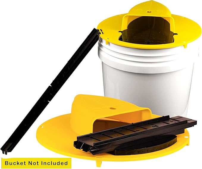 RinneTraps - Flip N Slide Bucket Lid Mouse Trap | Original | Made in USA | US PAT D1,039,648s