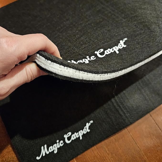 Magic Carpet® DIY Work Mat and Kneeling Pad (2-Pack) | 16.25″ × 27″ | Heavy-Duty Absorbent & Puncture-Resistant Pad for Garage, Crafts, & Gardening | Washable | Made in USA | Recycled Material