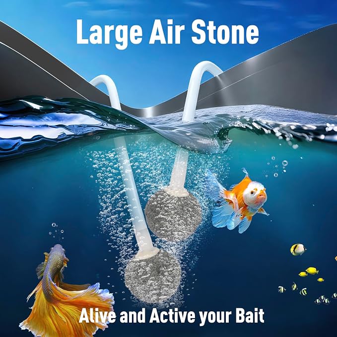 Solar Powered Aquarium Air Pump, Quiet Powerful Fish Tank Air Pump